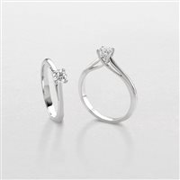 Anello Giorgio Visconti Donna in Oro bianco Diamante 0.10 Ct AB16261A - AB16261A